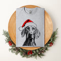 Weimaraner Santa Christmas Tee