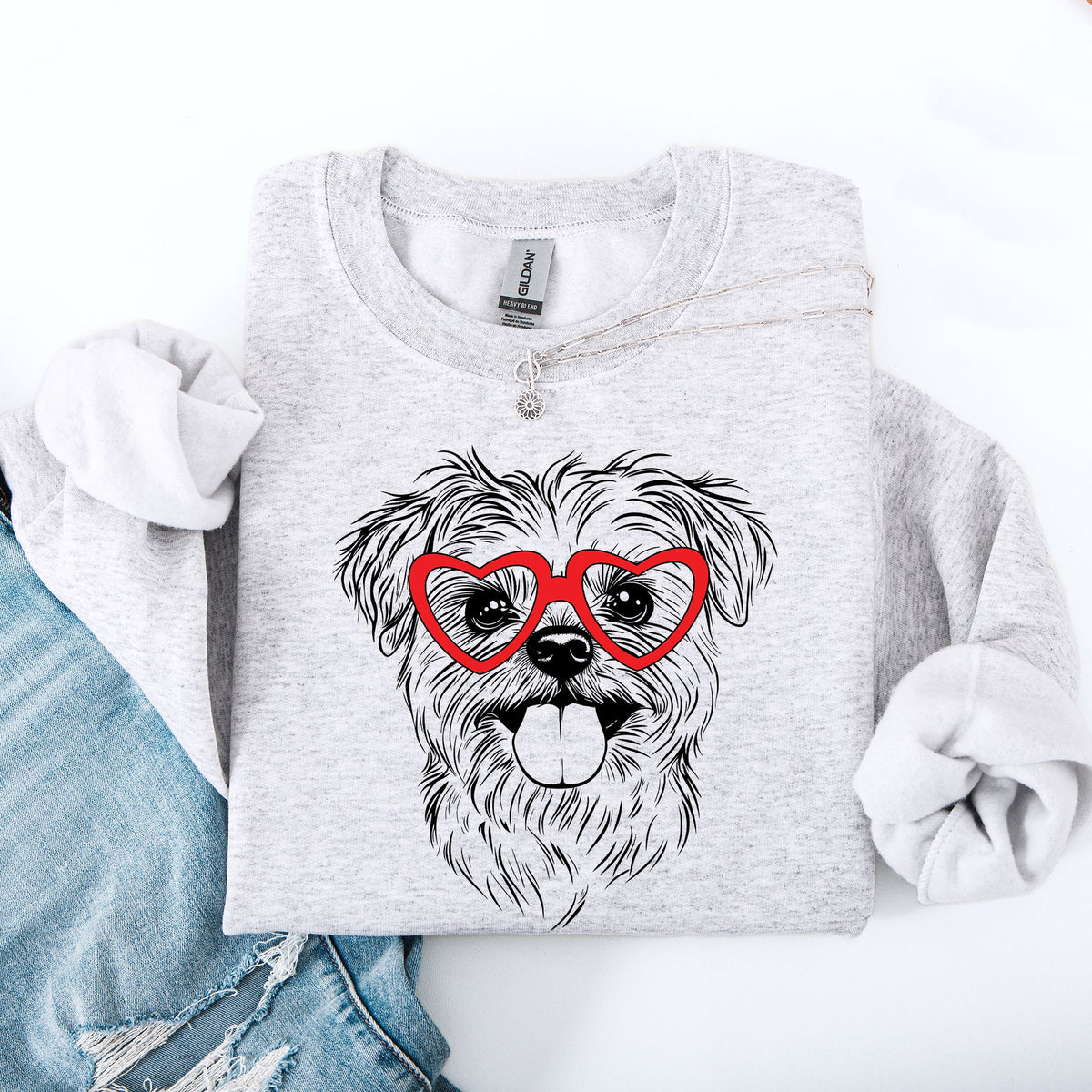 Valentine's Maltese Love Sweatshirt