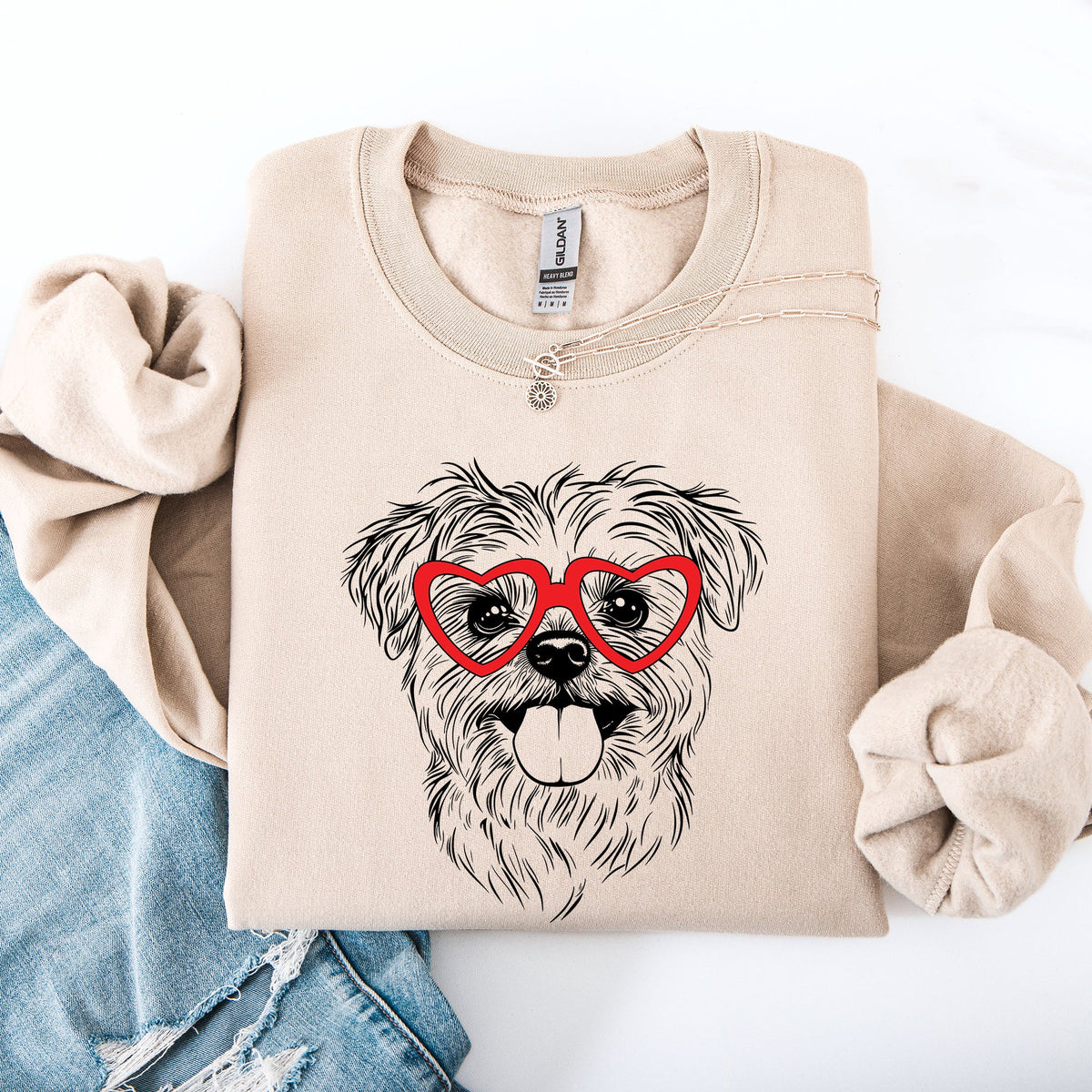 Valentine's Maltese Love Sweatshirt