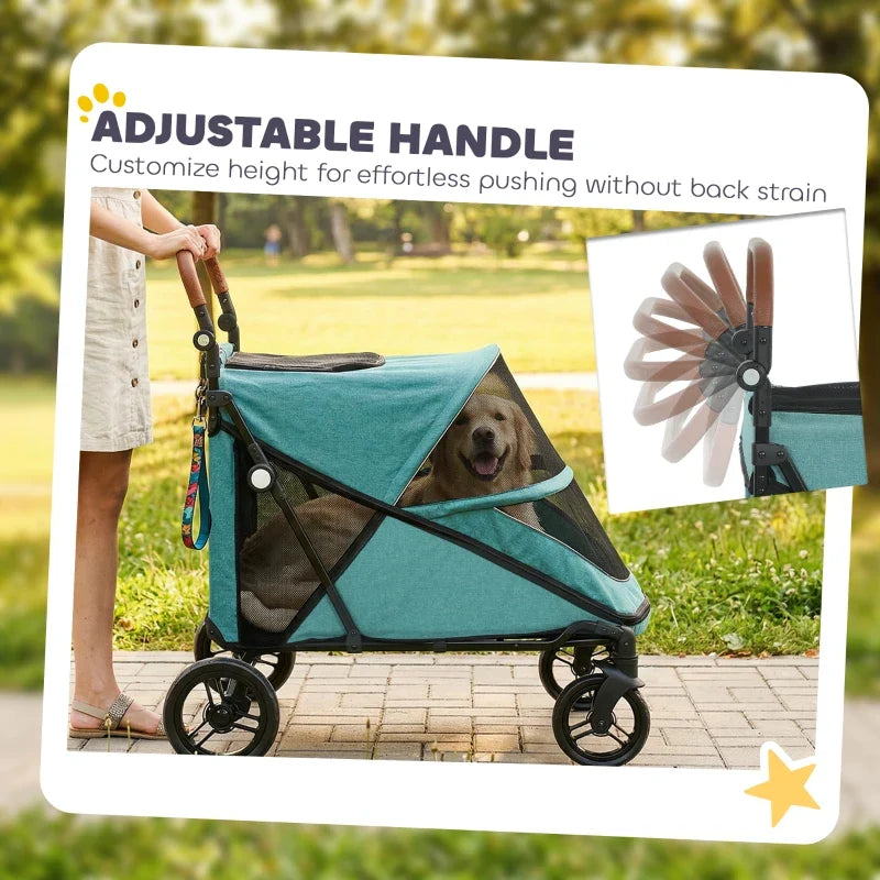 All-Terrain Large Dog Stroller — Up to 66 lbs