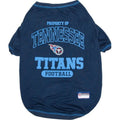 NFL Tennessee Titans Dog T-Shirt — Officially Licensed Pet Tee (XS–XL)