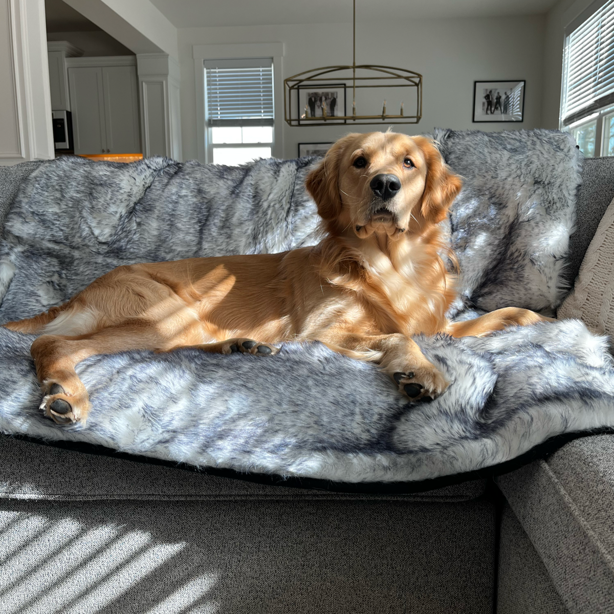 PupProtector™ Luxe Waterproof Faux Fur Blanket | Ultra Plush Arctic Fox