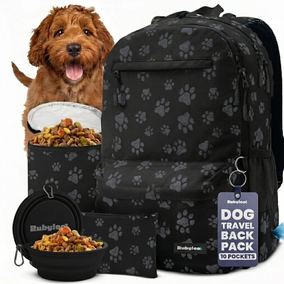 The Original Doggy Bag™ | 6-Piece Dog Supply Backpack | Carry-On Approved