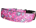 Halloween Pink Paranormal Dog Collar — Handmade in the USA