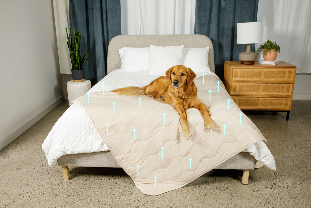 PupChill™ Cooling Waterproof Dog Blanket — Arctic Sand