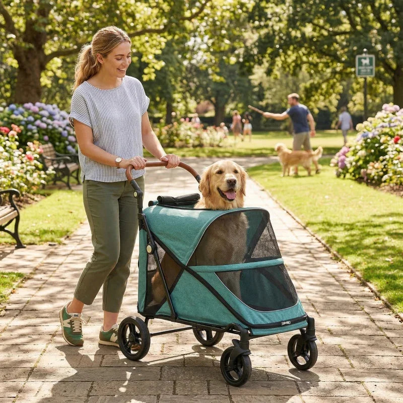 All-Terrain Large Dog Stroller — Up to 66 lbs