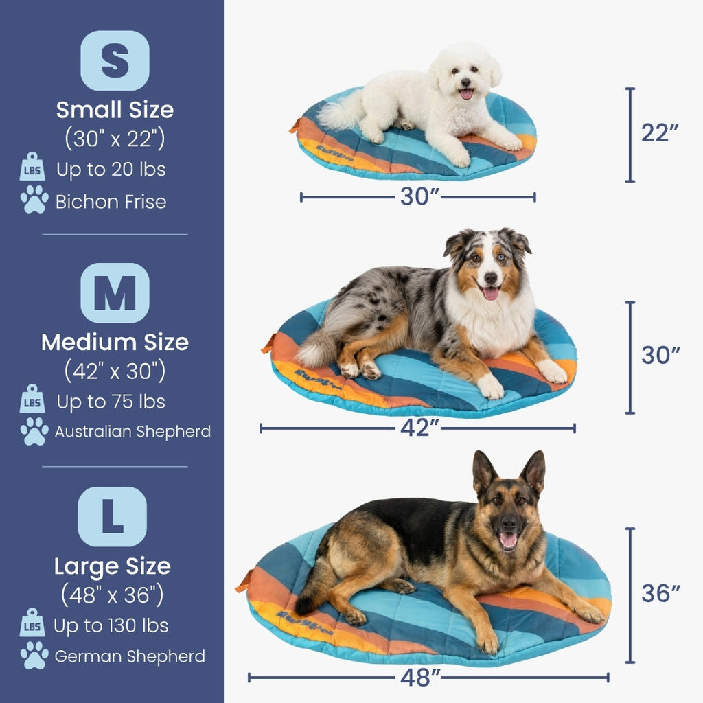 Foldable Travel Dog Bed | Packable, Water-Resistant | Small, Medium & Large