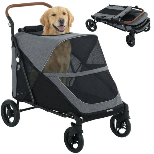 All-Terrain Large Dog Stroller — Up to 66 lbs