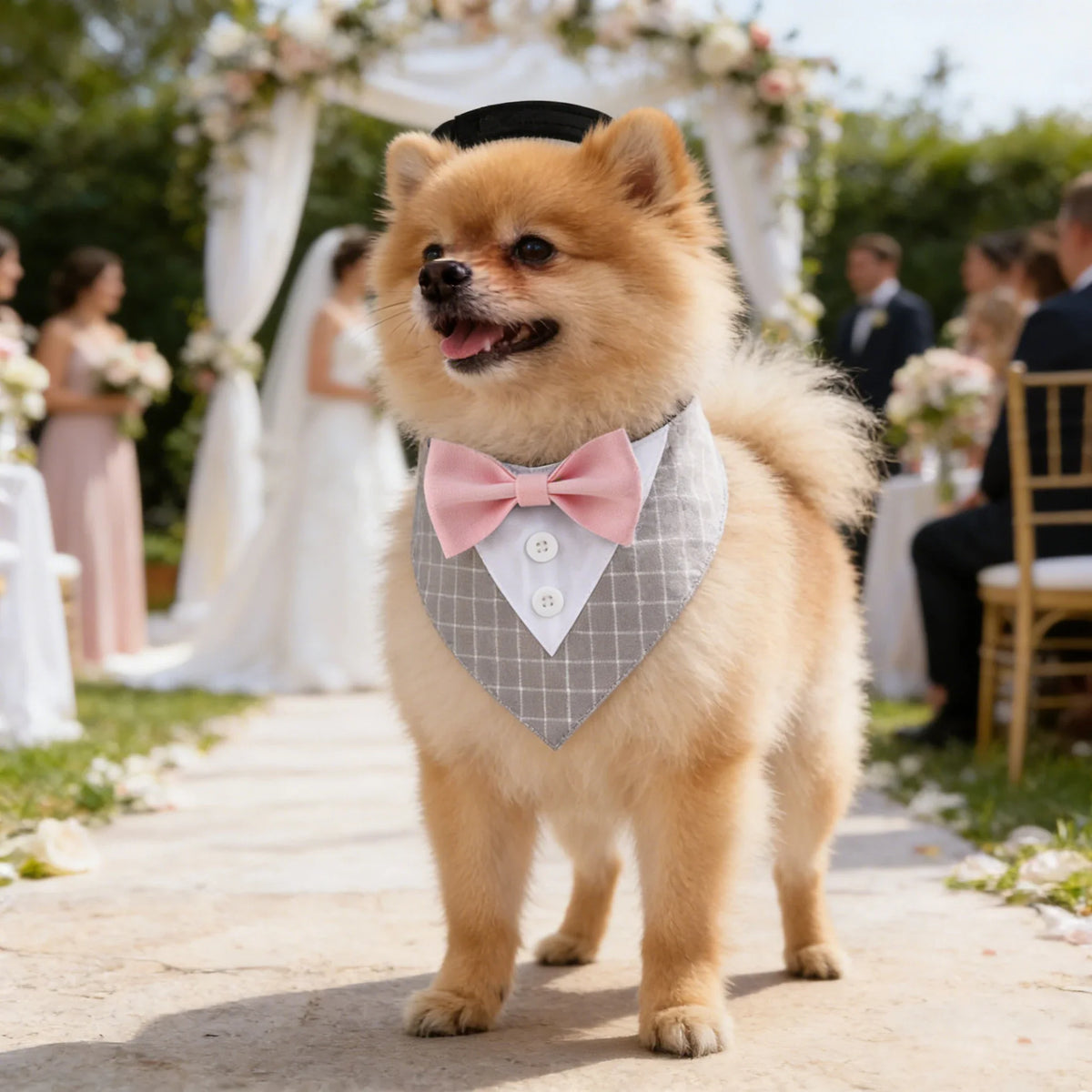 Tuxedo Pet Bandana for Dogs & Cats | Flauntly Paws