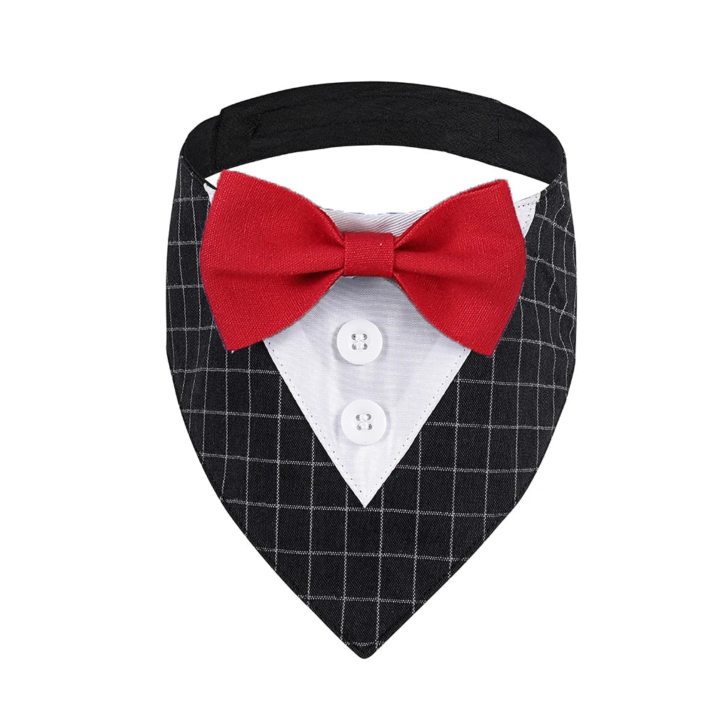Tuxedo Pet Bandana for Dogs & Cats | Flauntly Paws