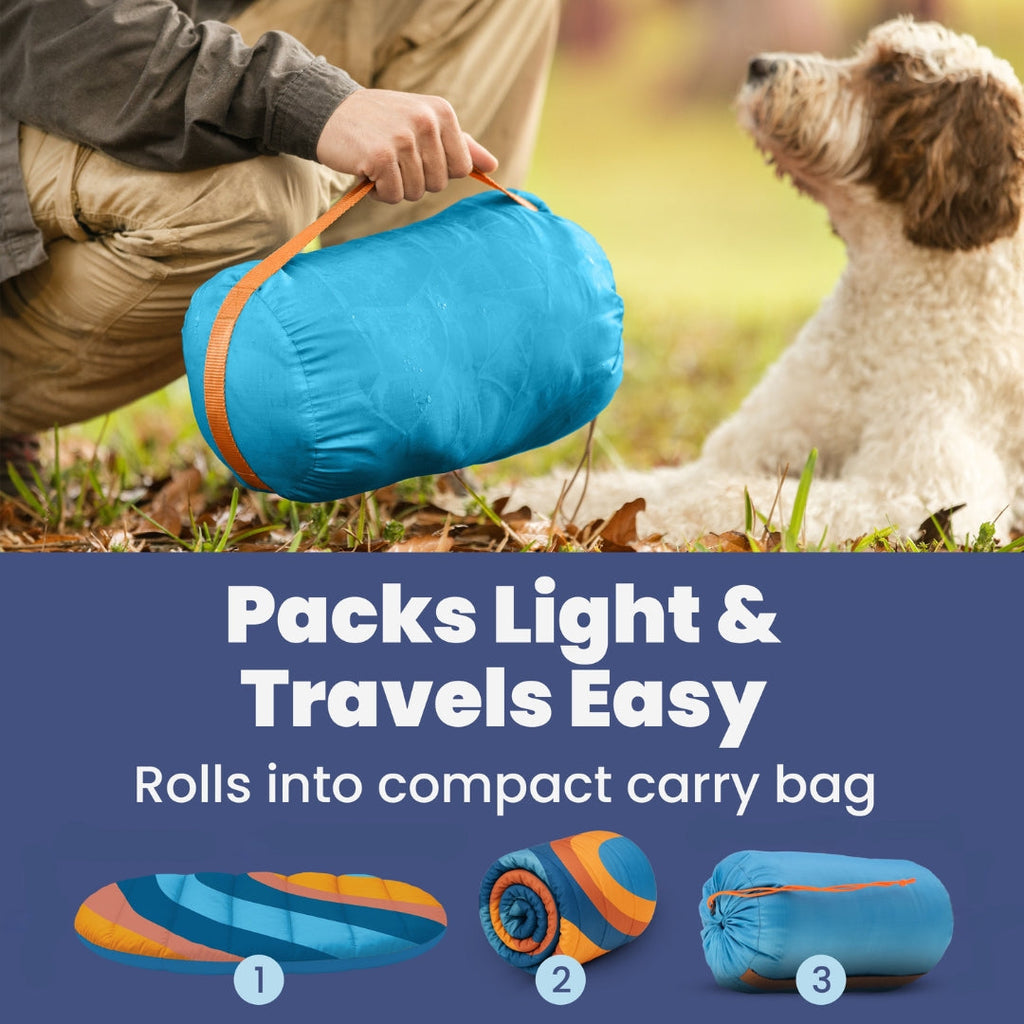 Foldable Travel Dog Bed | Packable, Water-Resistant | Small, Medium & Large
