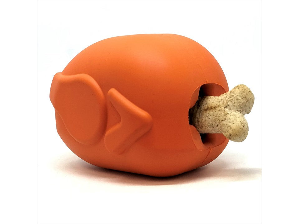 Roasted Turkey Dog Chew Toy & Treat Dispenser | SodaPup | USA Made