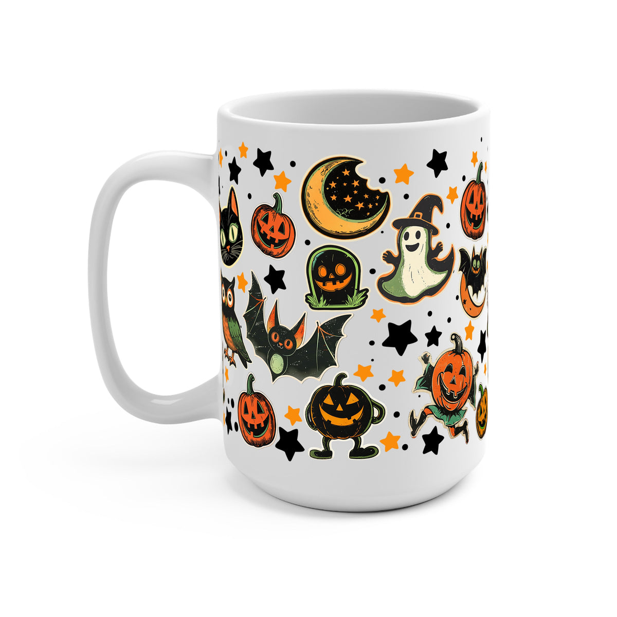 Retrocore Halloween Glass Cups | Vintage Spooky Drinkware
