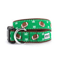 Football Field Green Dog Collar — Game Day Edition