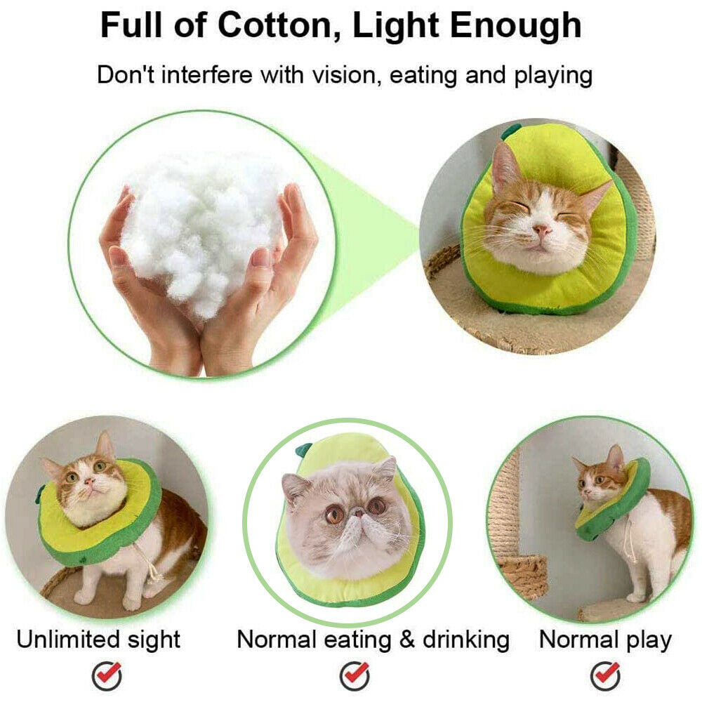 The Flauntly Paws Recovery Collar — Soft Elizabethan Cone for Cats & Kittens