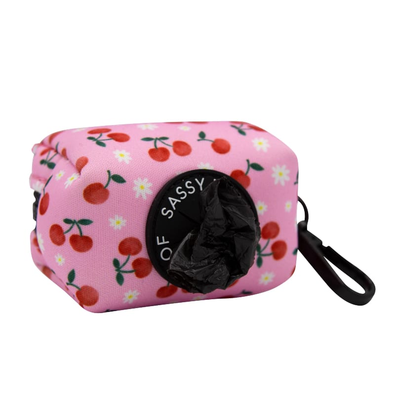 Mon Cherry Fruits Pink Waste Bag Dispenser