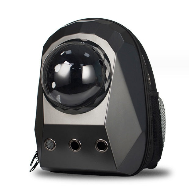 Space Capsule Pet Backpack – Transparent Bubble Carrier for Cats & Dogs