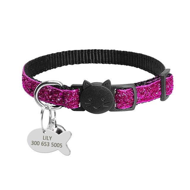 The Flauntly Paws Bling Collar — Breakaway Safety Collar for Cats & Kittens