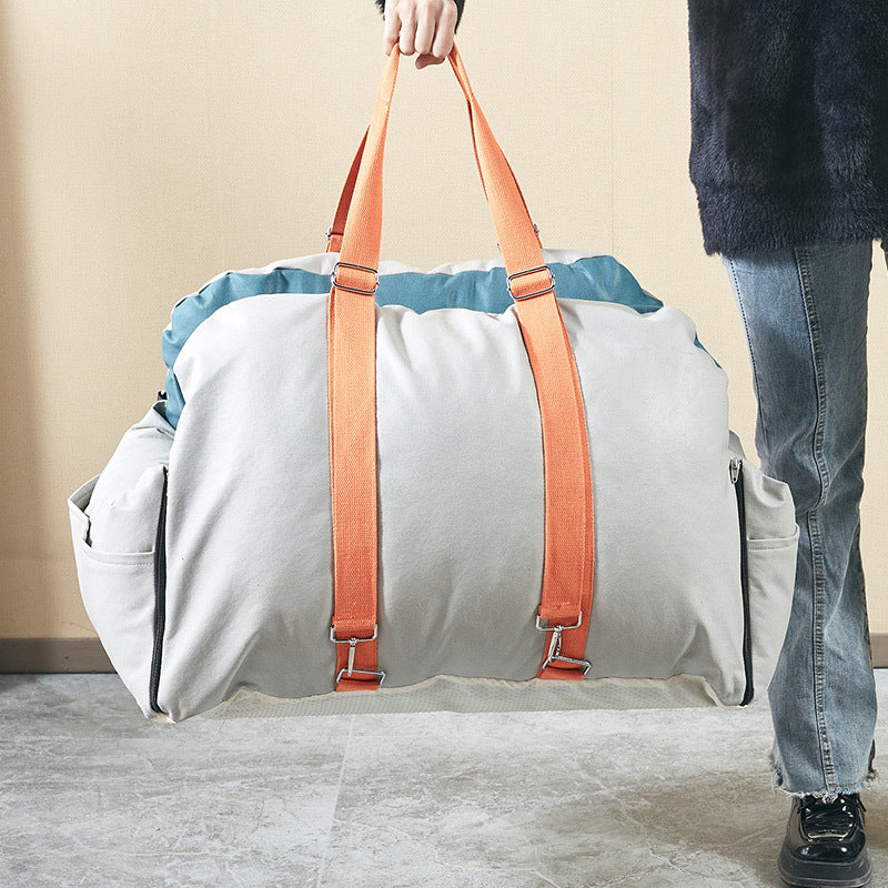 Waterproof Faux Leather Pet Handbag & Travel Safety Seat | 63x48x45cm
