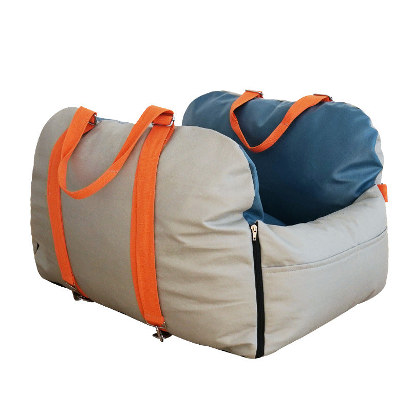 Waterproof Faux Leather Pet Handbag & Travel Safety Seat | 63x48x45cm