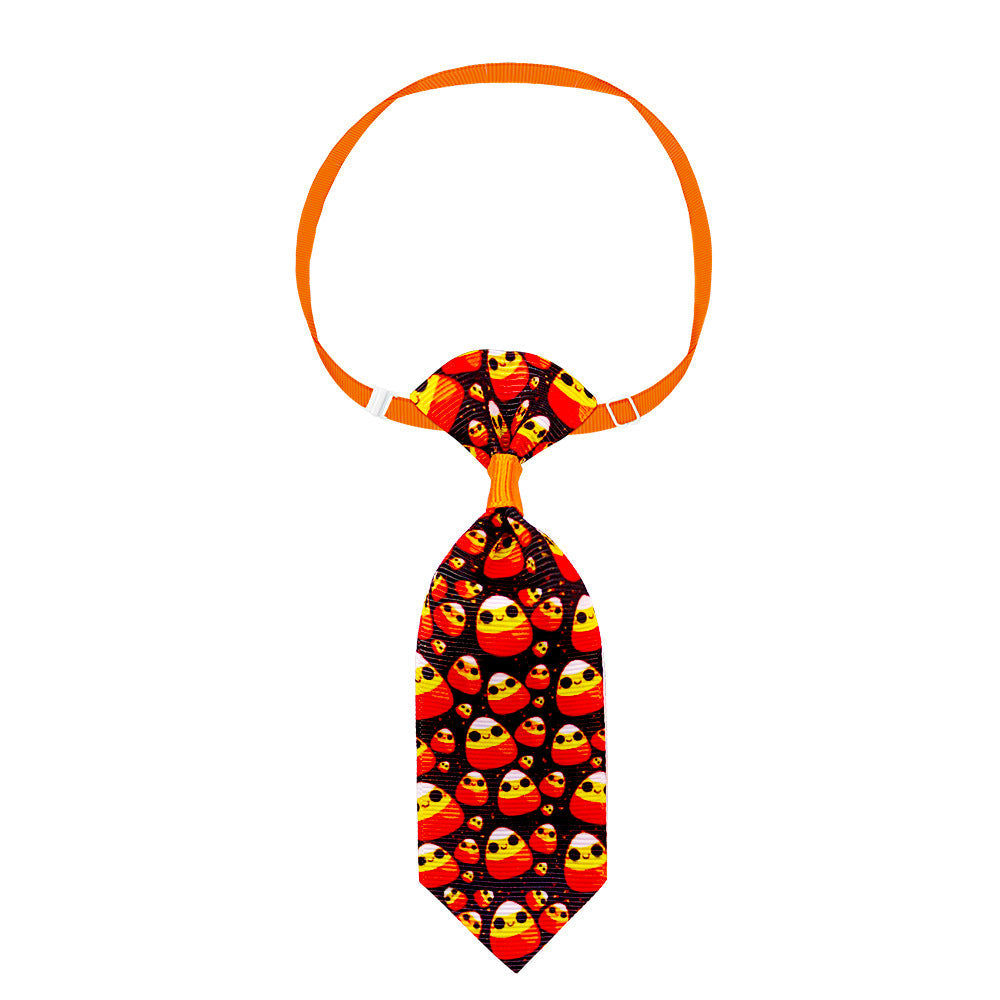 Halloween Adjustable Pet Necktie — 10 Spooky Designs