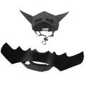 Halloween Bat Wings & Mask Costume Set for Pets