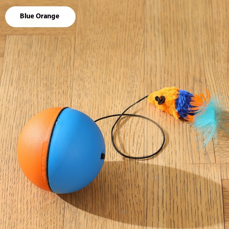 Gravity-Sensing Mouse Teaser Ball | Automatic Rolling Cat Toy | Electric Interactive Pet Toy