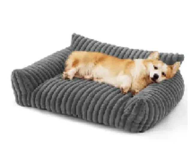 Snoozy Dream Orthopedic Dog Bed | Washable Fluffy Pet Sofa