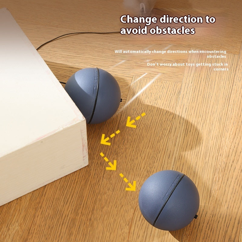 Gravity-Sensing Mouse Teaser Ball | Automatic Rolling Cat Toy | Electric Interactive Pet Toy
