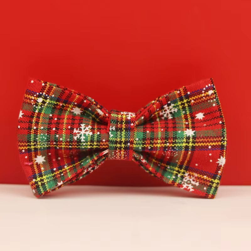 Personalized Christmas Plaid Dog Walking Set