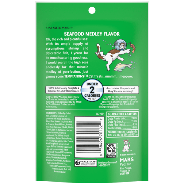 The Seafood Medley Cat Treats