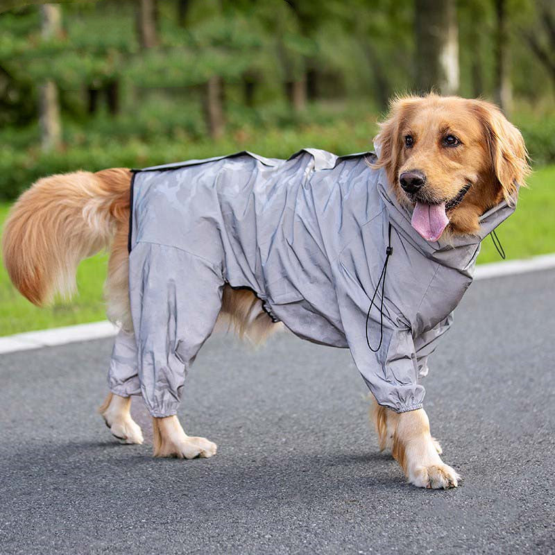 Flauntly Paws Reflective Waterproof Rain Coat for Dogs
