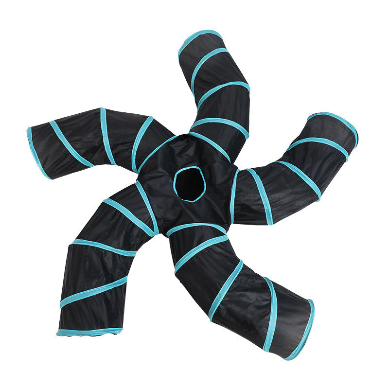 The Flauntly Paws Play Tunnel — Interactive Cat Tunnel Toy for Cats & Kittens