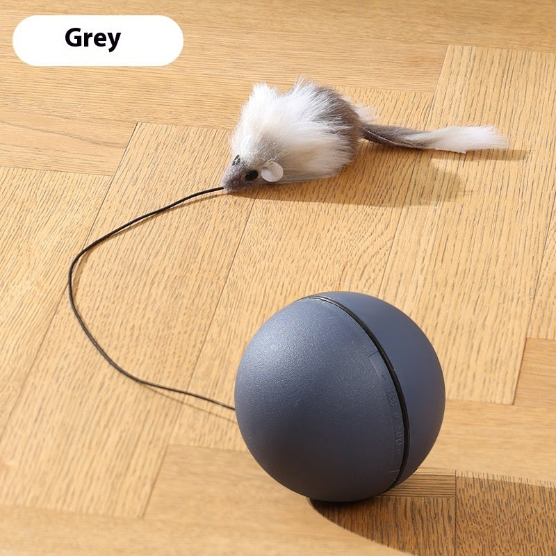 Gravity-Sensing Mouse Teaser Ball | Automatic Rolling Cat Toy | Electric Interactive Pet Toy