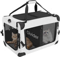 Luxury Soft-Sided Cat Carrier for Two | Removable Divider | Up to 55 lbs