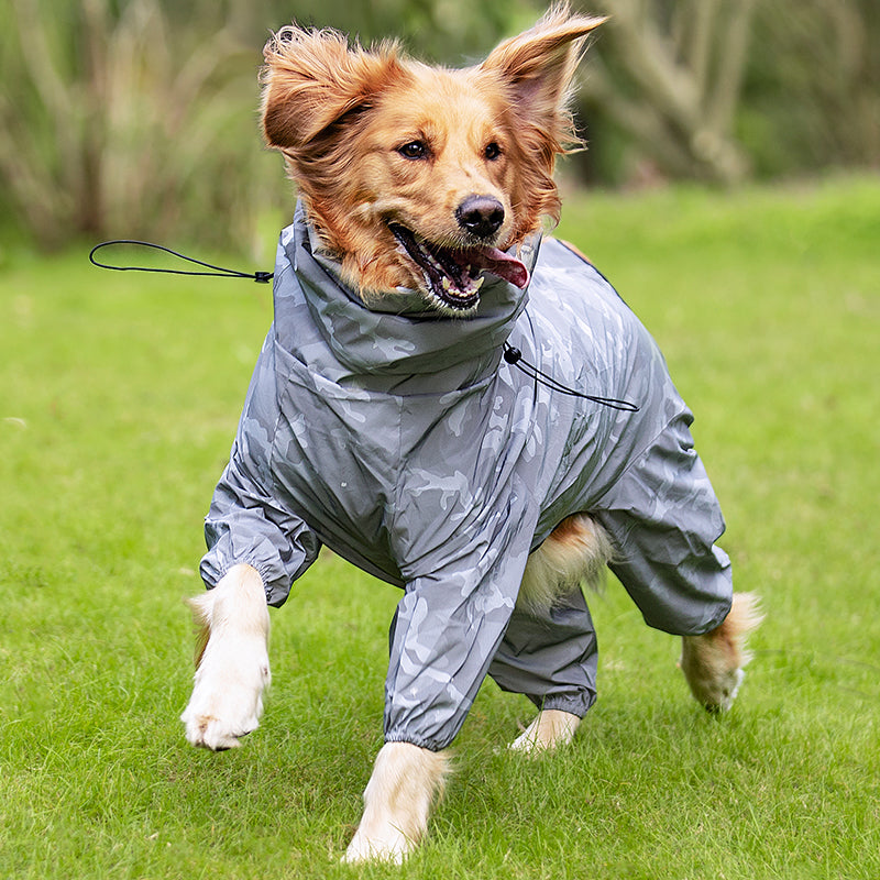 Flauntly Paws Reflective Waterproof Rain Coat for Dogs