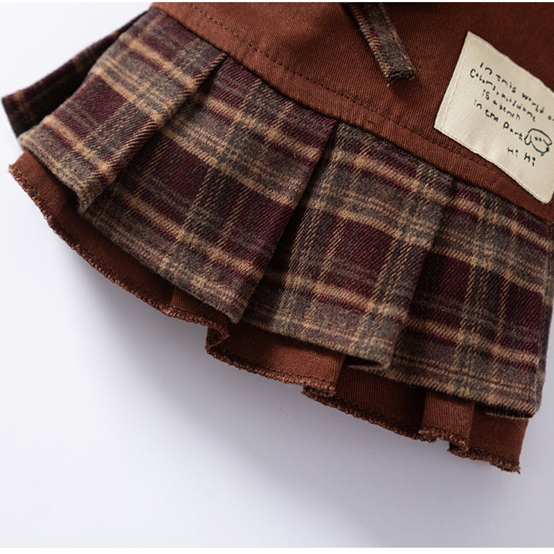 The Autumn Plaid Sweater Dress