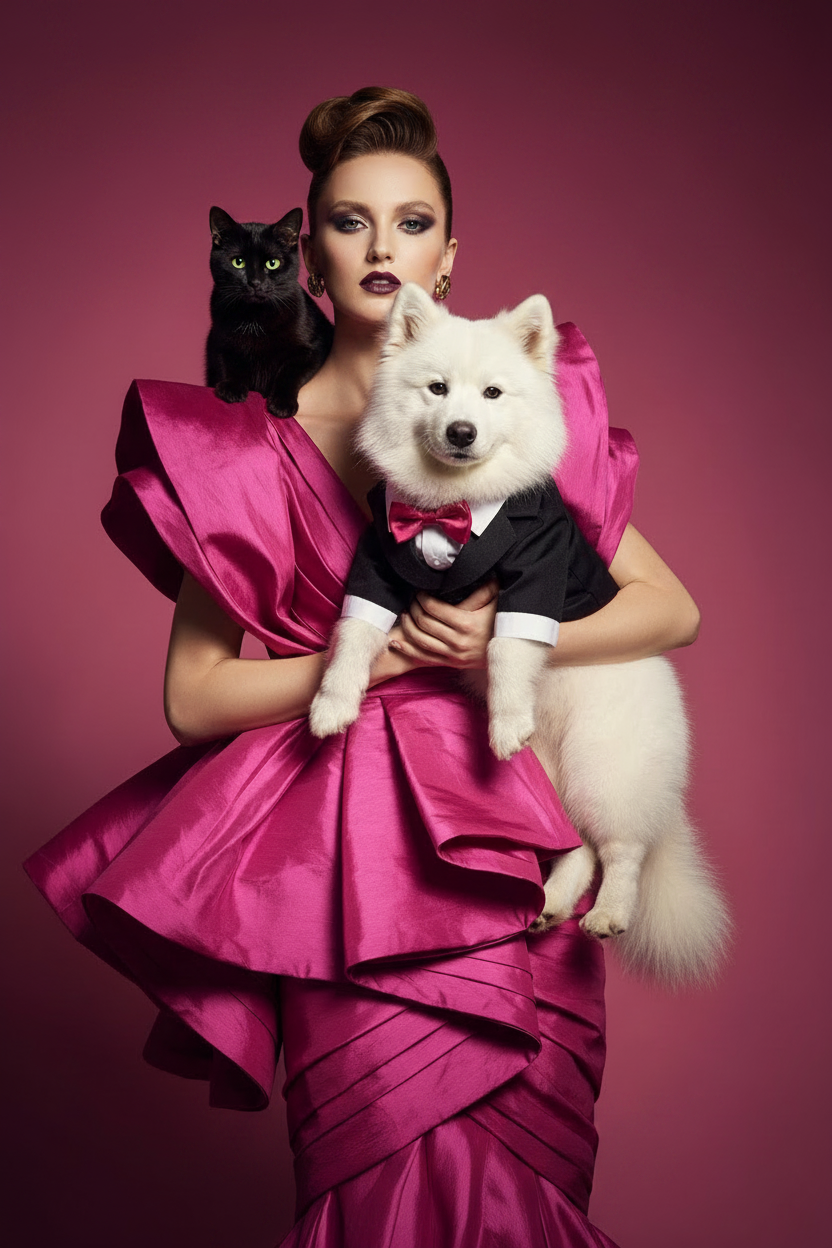 Fur Pawrents Vogue No Text With Cat