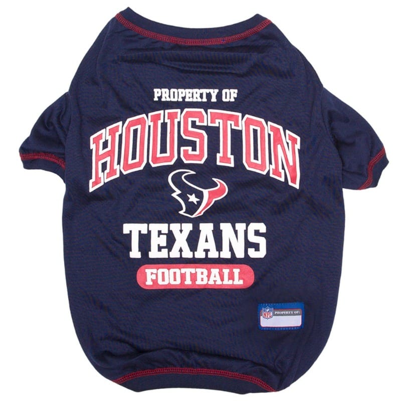 NFL Houston Texans Dog T-Shirt — Officially Licensed Pet Tee (XS–XL)