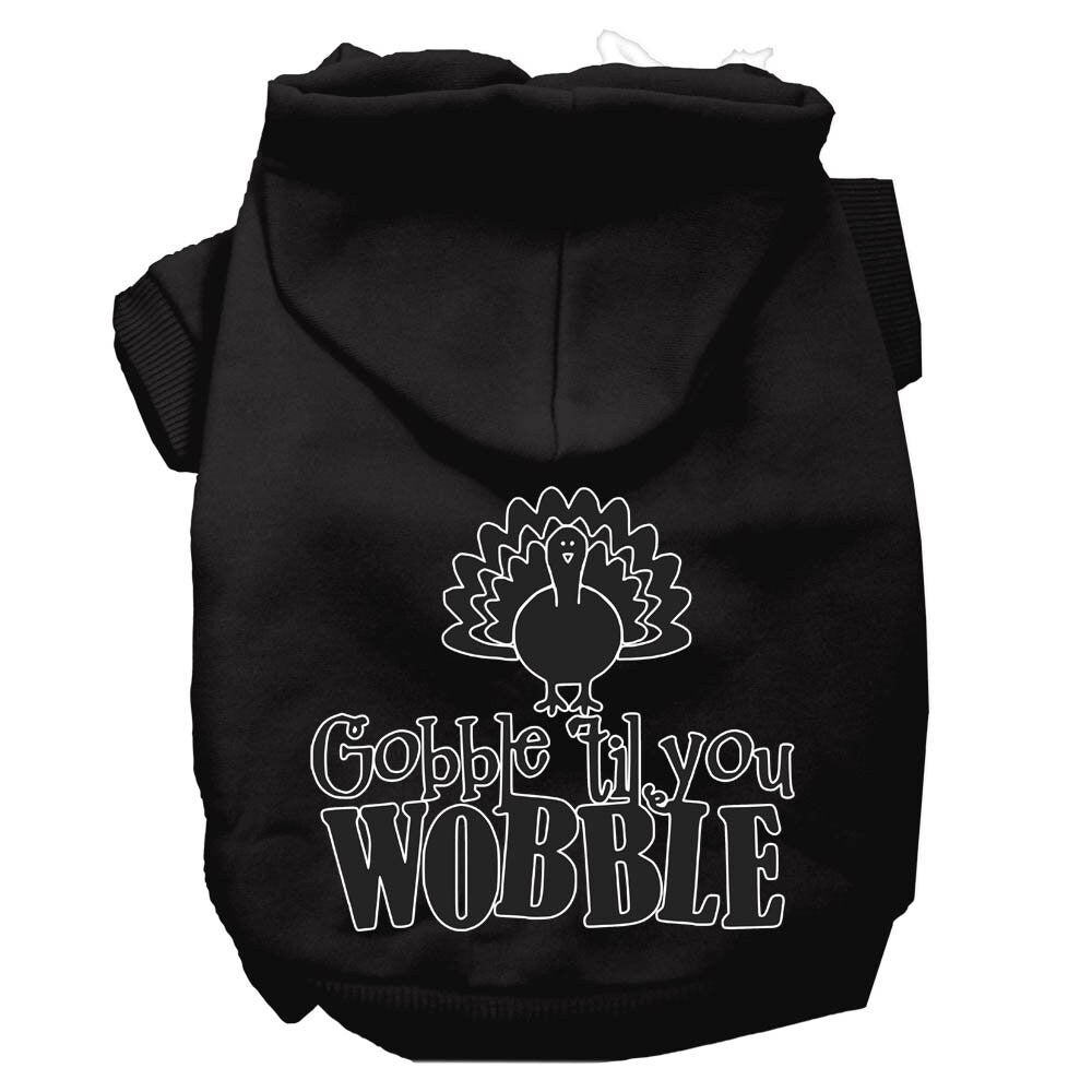 "Gobble 'Til You Wobble" Thanksgiving Pet Hoodie | Dogs & Cats