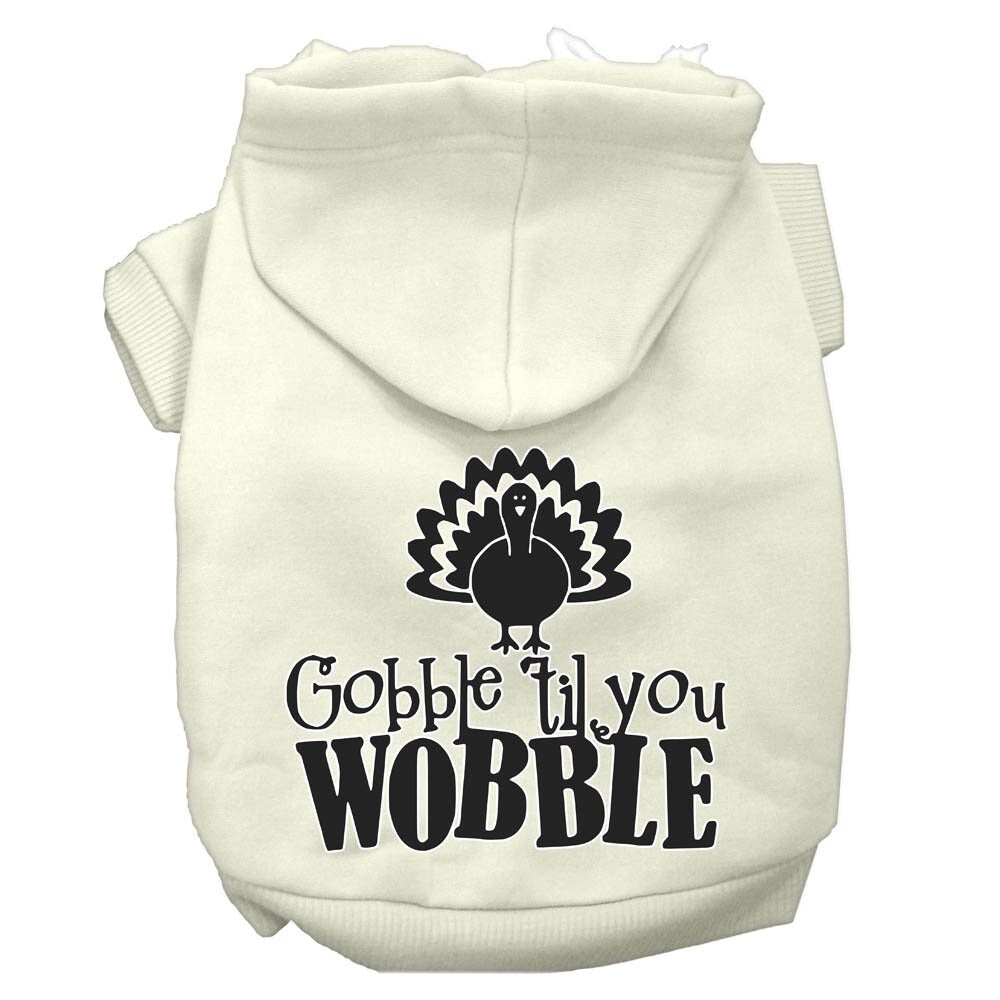 "Gobble 'Til You Wobble" Thanksgiving Pet Hoodie | Dogs & Cats