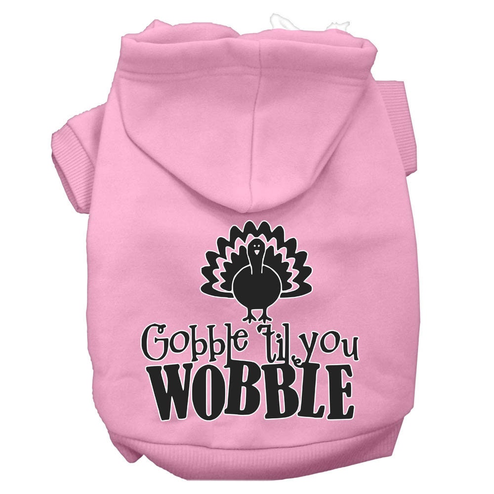 "Gobble 'Til You Wobble" Thanksgiving Pet Hoodie | Dogs & Cats