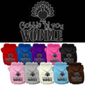 "Gobble 'Til You Wobble" Thanksgiving Pet Hoodie | Dogs & Cats