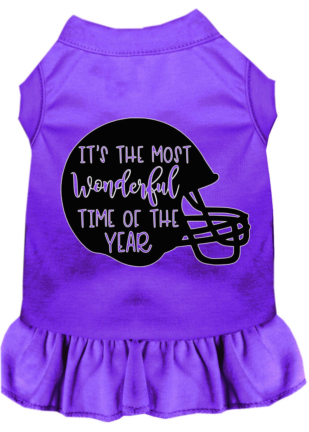 Most Wonderful Time of the Year Football Pet Dress