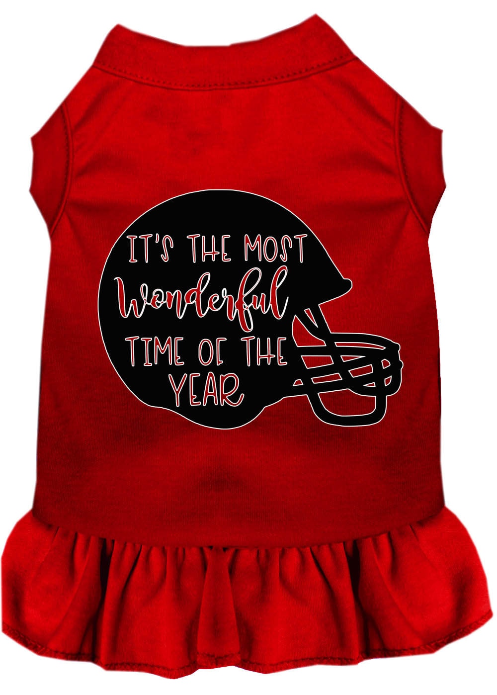 Most Wonderful Time of the Year Football Pet Dress