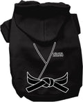 Ninja Costume Pet Hoodie for Dogs & Cats — Black or Cream