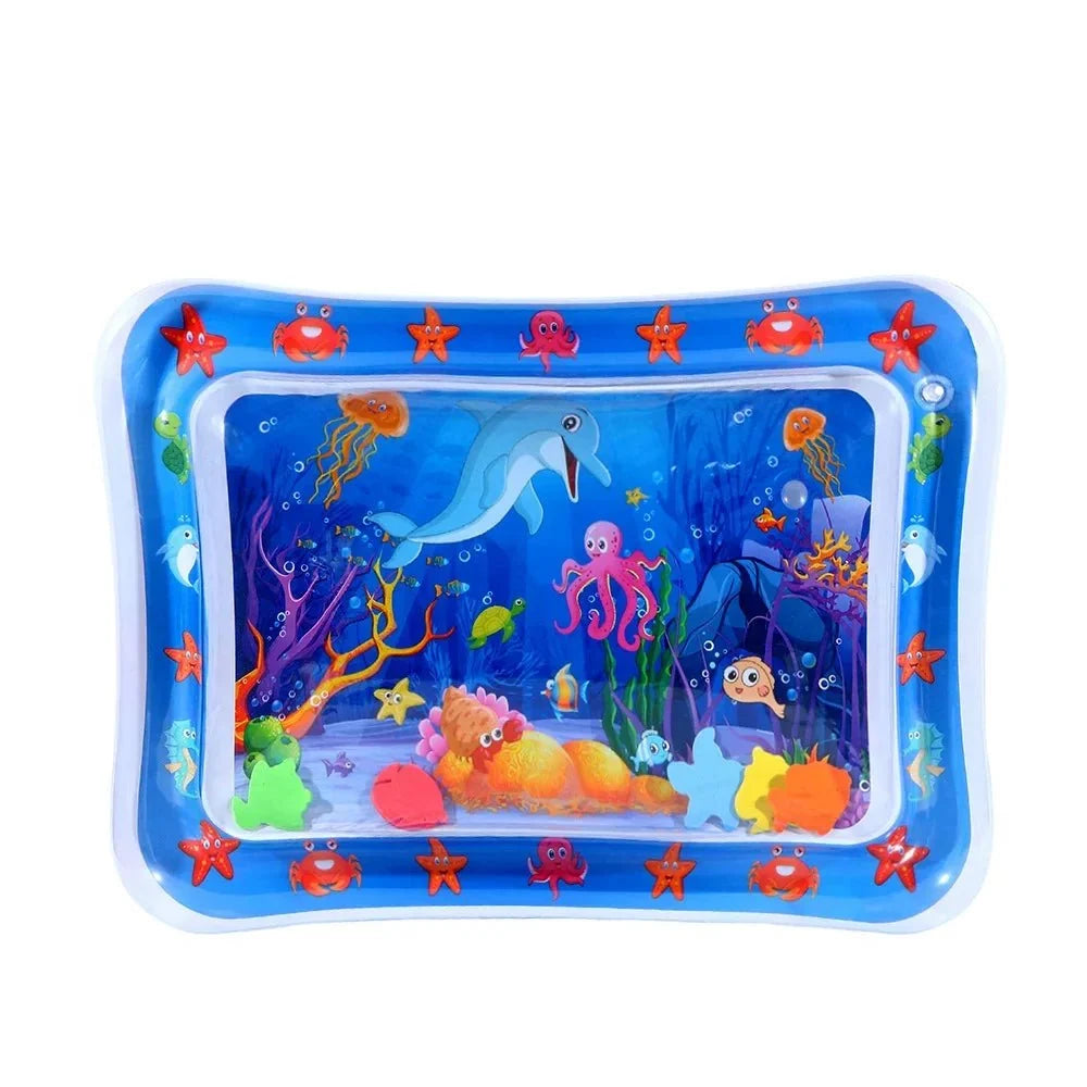 Inflatable Water Sensory Play Mat | Ocean Theme Pet Enrichment Toy