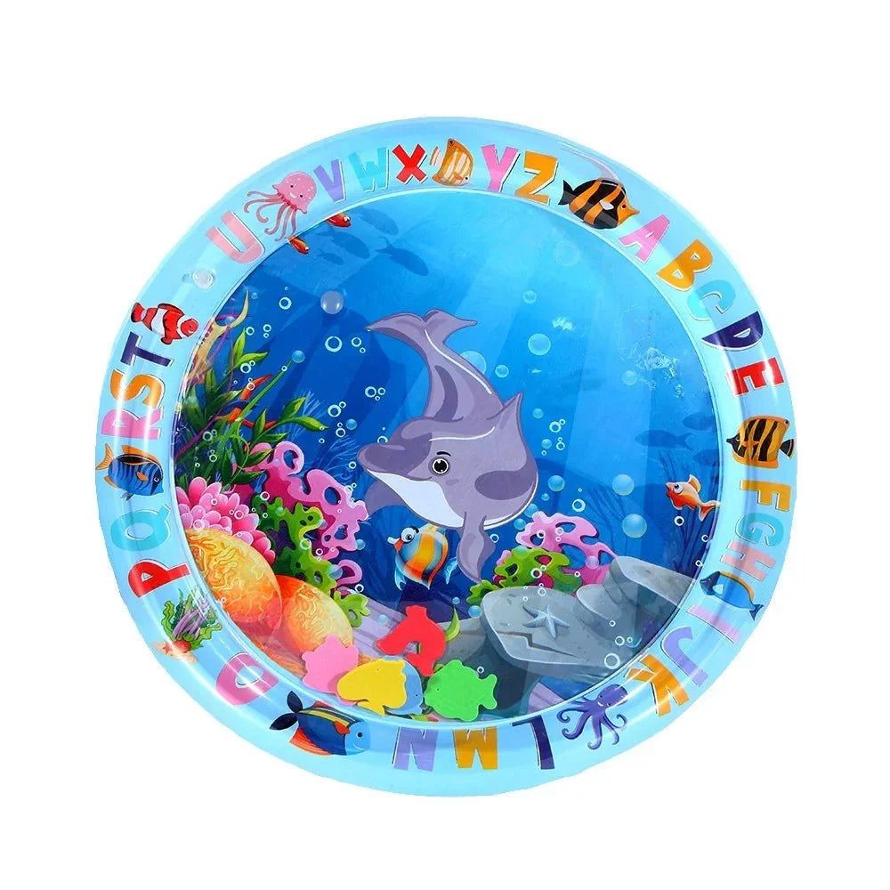 Inflatable Water Sensory Play Mat | Ocean Theme Pet Enrichment Toy