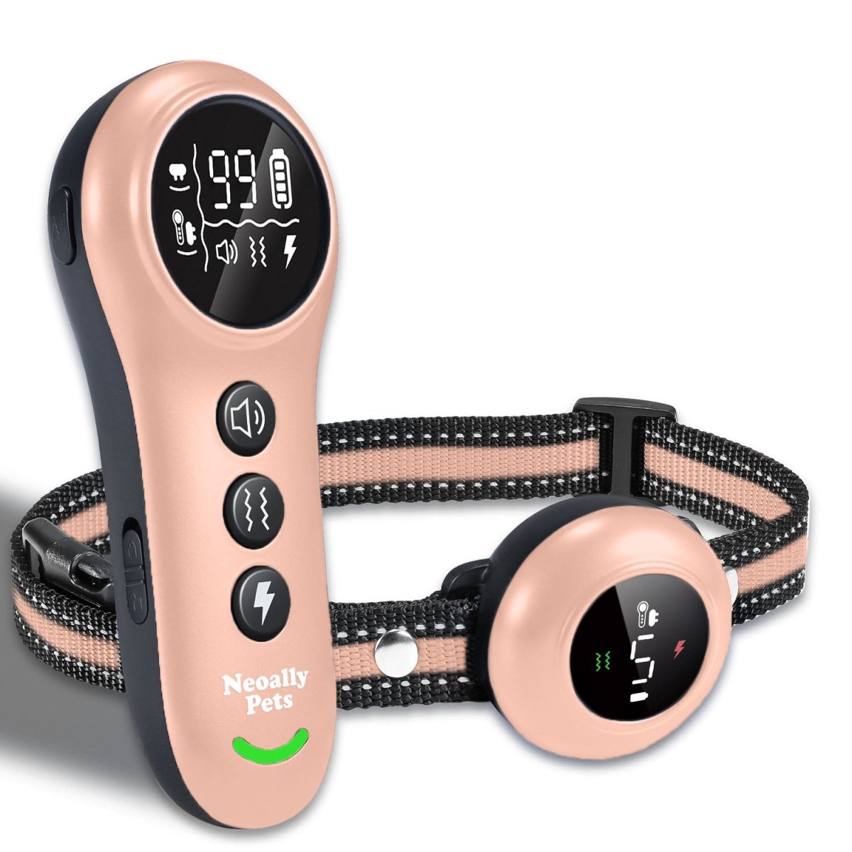 2-in-1 Smart Training & Bark Control Collar | Rechargeable, Waterproof | For Dogs 5–150 lbs