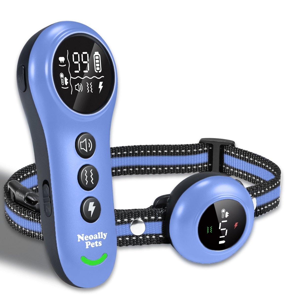 2-in-1 Smart Training & Bark Control Collar | Rechargeable, Waterproof | For Dogs 5–150 lbs